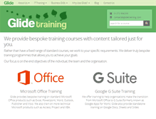 Tablet Screenshot of glidetraining.com